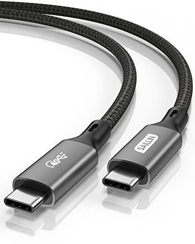 [USB-IF Certified] USB4 Compatible with Thunderbolt 4 Cable 3.3ft, SAILLIN Nylon Braided USB C Cable with 40Gbps, 100W PD, 8K/5K/4K Display for Thunderbolt 3 Cable/MacBook Pro/Apple Studio Display