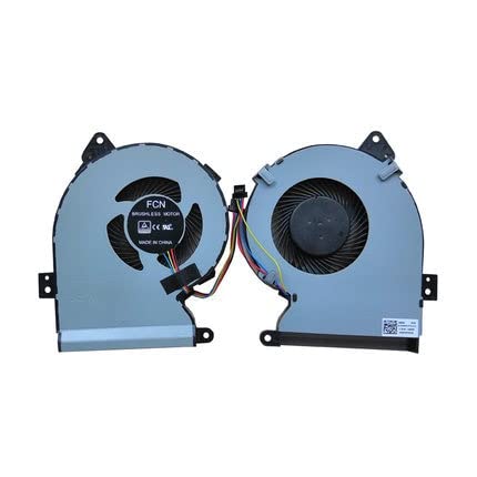 JRUIAN Replacement spares Compatible with ASUS X540 X540LJ X540LA X540SA X540Lj X540YA CPU Cooling Fan 13NB0B10T01111 (Color : Silver)