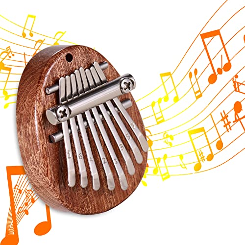 Tenzda Kalimba Thumb Piano Portable 8-Tone Kalimba with Lanyard, Personalized Gift for Finger Piano Beginners | The Storepaperoomates Retail Market - Fast Affordable Shopping
