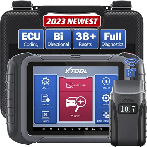 XTOOL D8BT Automotive Diagnostic Scan Tool with 3-Year Updates, 2023 Newest, CAN FD, ECU Coding, 38+ Services, Bi-Directional Control, All Systems Diagnostics, Key Programming, Crankshaft Relearn