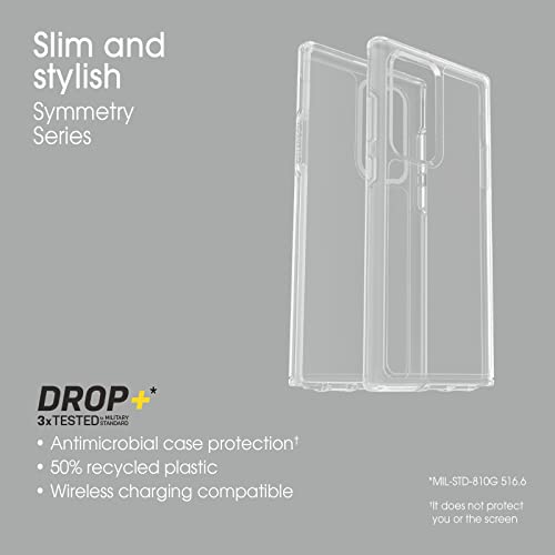 OTTERBOX SYMMETRY CLEAR SERIES Case for Galaxy S22 Ultra – CLEAR | The Storepaperoomates Retail Market - Fast Affordable Shopping