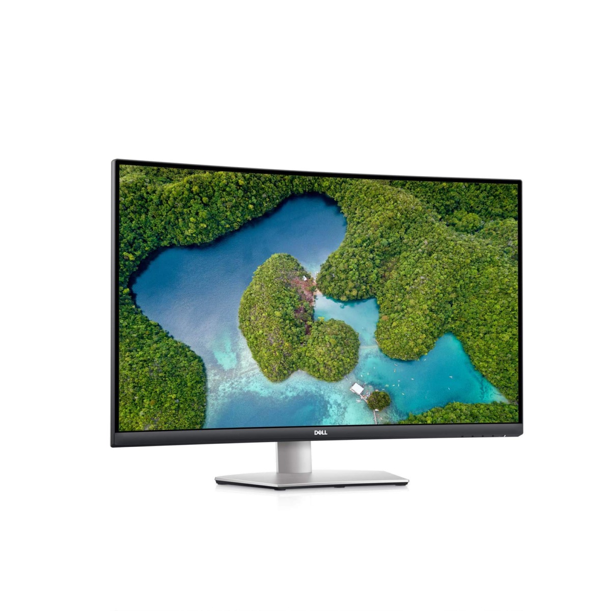 Dell S3221QS 32 Inch Curved 4K UHD, VA Ultra-Thin Bezel Monitor, AMD FreeSync, HDMI, DisplayPort, Built in Speakers, VESA Certified, Silver | The Storepaperoomates Retail Market - Fast Affordable Shopping