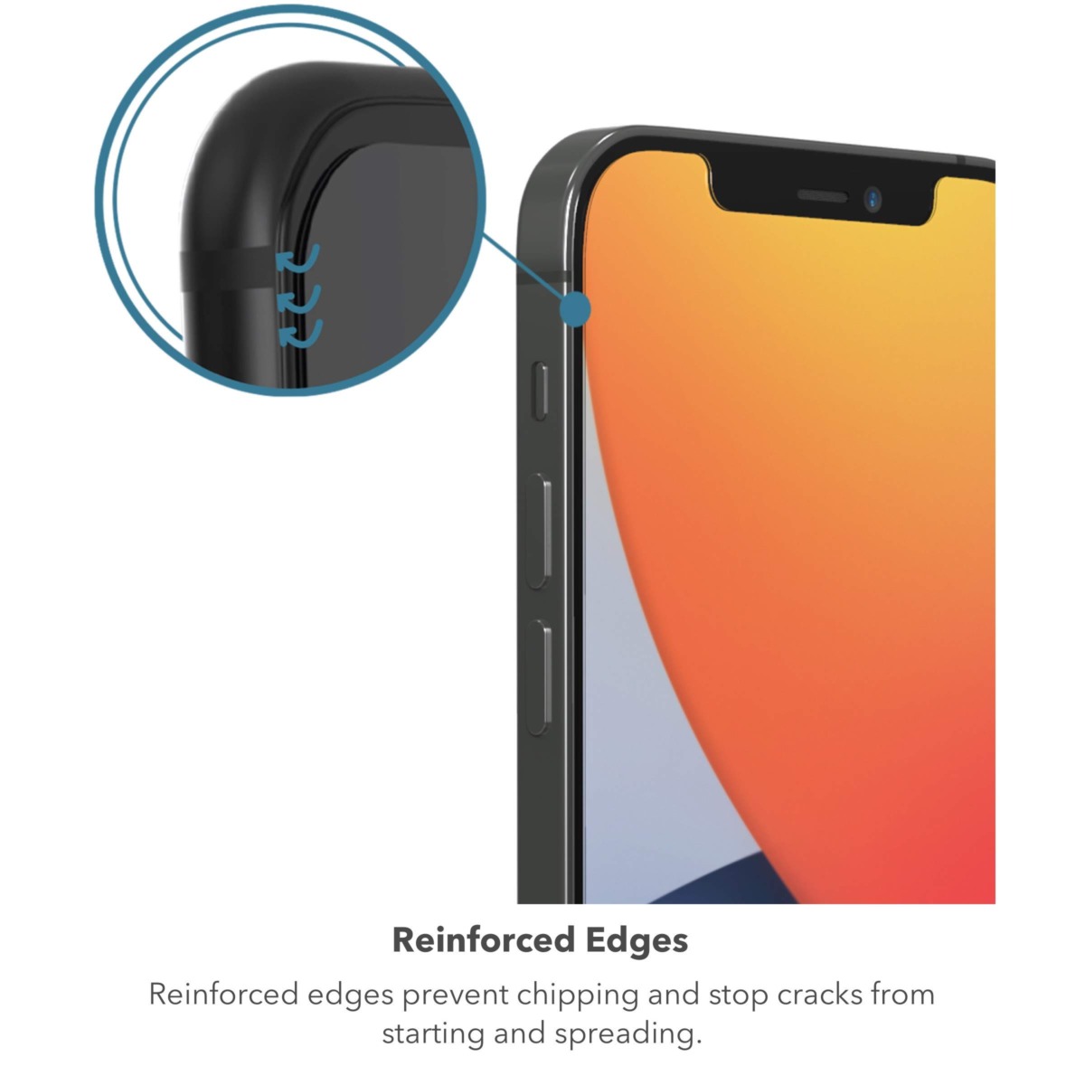 ZAGG InvisibleShield Glass Elite Screen Protector – Made for iPhone 12 Pro Max – Case Friendly Screen – Impact & Scratch Protection | The Storepaperoomates Retail Market - Fast Affordable Shopping
