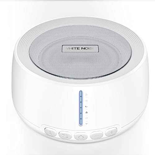 White Noise Machine, IDEART Sound Machine Portable Sleep Therapy for Adults Baby Kids Sleeping, 30 Soothing Sounds Including White Noise/Fan/Nature/Lullaby for Nursery Office Home