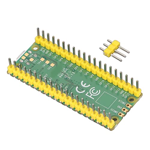 Microcontroller Development Board, Support Programmable Advanced Chip Compact Structure Pico Development Board Easy to Install for Computer(Raspberry Pi pico (with soldered headers))