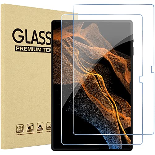ProCase 2 Pack Galaxy Tab S8 Ultra 14.6 Inch 2022 Screen Protector X900 X906, Tempered Glass Screen Film Guard for 14.6 Galaxy Tab S8 Ultra 2022 Tablet SM-X900 SM-X906