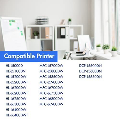 TN820 TN850 Toner Cartridge Black: Compatible Toner Cartridge Replacement for Brother TN-850 TN-820 TN 820 for MFC-L5900DW HL-L6200DW MFC-L5700DW MFC L5900DW HL-L5100DN MFC-L5850DW Printer (2-Pack) | The Storepaperoomates Retail Market - Fast Affordable Shopping