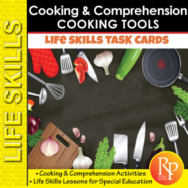 Cooking Tools: Life Skills Functional Vocabulary | Kitchen | Special Education
