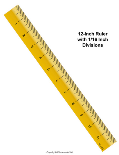 Printable Paper Rulers – Inches and Centimeter, Color and Black & White PDF