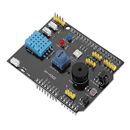 Expansion Board, LM35D Sensor Nine Functions Full Color LED Module Multi-Function Expansion Board for Easily Learn for Professional Use