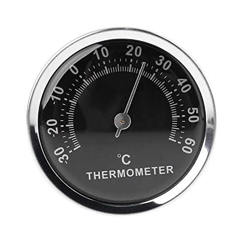 BEKwe Mini Thermometer Mechanical No Battery Analog 58mm Car Temperature Gauge
