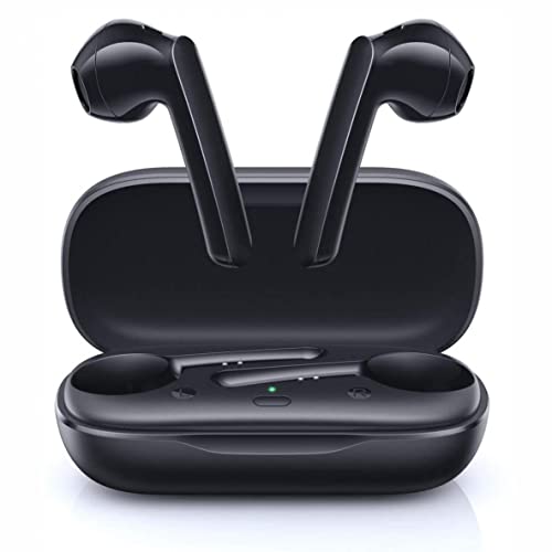 RLTEK TWS Earphones Wireless Earbuds Headphones for Galaxy A03s – True Stereo Headset Hands-Free Mic Charging Case Compatible with Samsung Galaxy A03s, Black