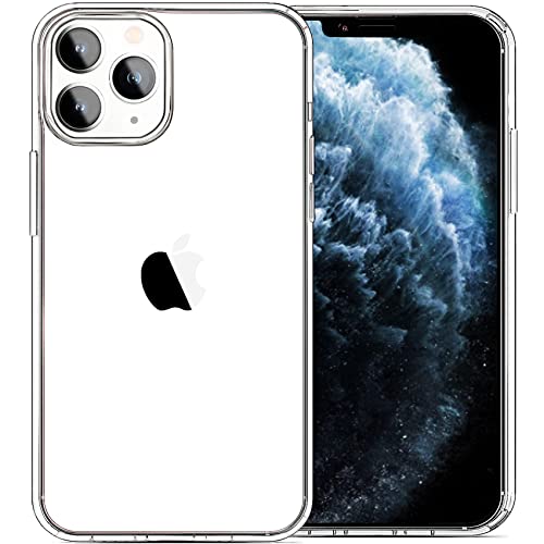 JJGoo Compatible with iPhone 11 Pro Max Case, Clear Soft Shockproof Protective Transparent Slim Thin Phone Bumper Cover for iPhone 11 Pro Max – 6.5 inch 2019