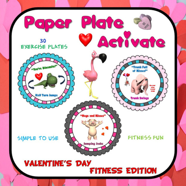 Paper Plate Activate- Valentine’s Day Fitness Edition