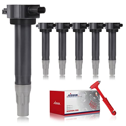 Set of 6 Ignition Coil Pack Compatible with 2006-2010 Charger Nitro Magnum & 300 Sebring Pacifica Town & Country 2.7L 3.5L 4.0L V6 | Replace# UF502