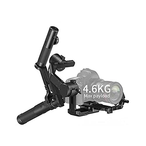 Action Camera Stabilizer 3-Axis Gimbal Stabilizer for DSLR Camera Lightweight Design Black for Outdoor Video Recording