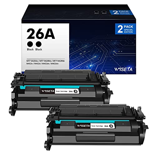 26A CF226A – Compatible Toner Cartridge Replacement for HP 26A CF226A 26X CF226X Compatible with Laserjet Pro MFP M426dw M426fdw M426fdn M402m M402dn M402d M402dw Printer (2 Pack, Black)