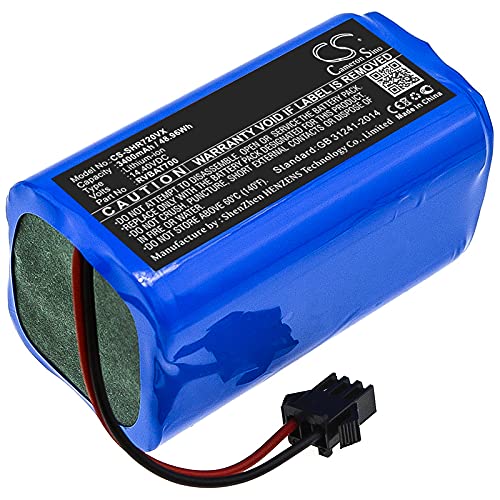 CWXY Replacement for Battery Shark RVBAT700 ION Robot 700, ION Robot 720, ION Robot 750, ION Robot 755, RV700, RV720, RV750, RV755