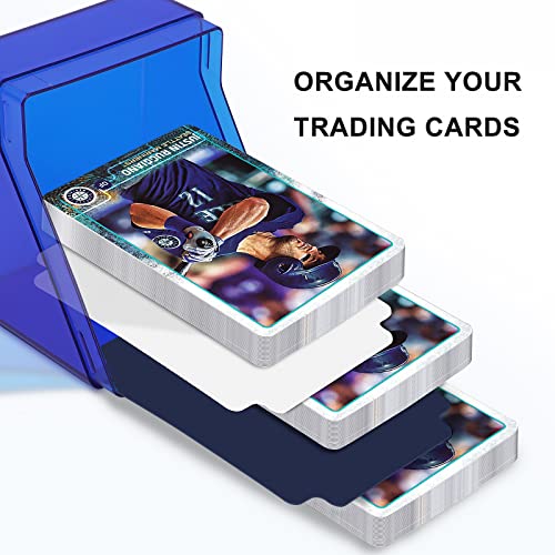 4 Pack Card Deck Cases, Trading Card Storage Boxes Acrylic Card Holder Cases, Deck Storage Box Hold 400+ Sleeved Cards Fit for Sport Cards, MTG and YuGiOh (4 Colors) | The Storepaperoomates Retail Market - Fast Affordable Shopping