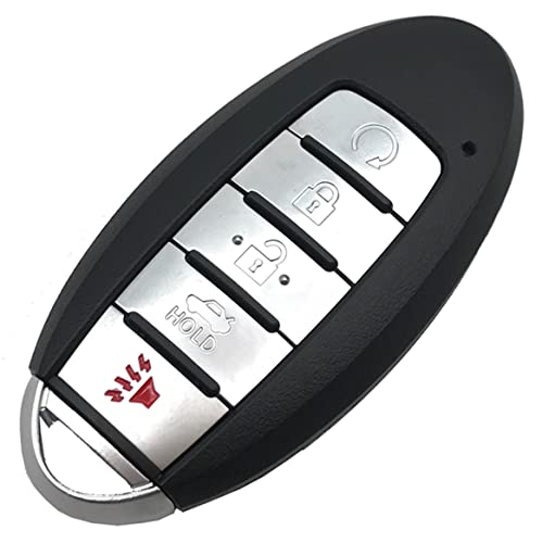 Remote Smart Key Fob Shell Case Fit for Nissan Altima Maxima Murano Pathfinder Infiniti JX35 Q50 Q60 QX60 5 Buttons Key Fob Cover Casing (1)