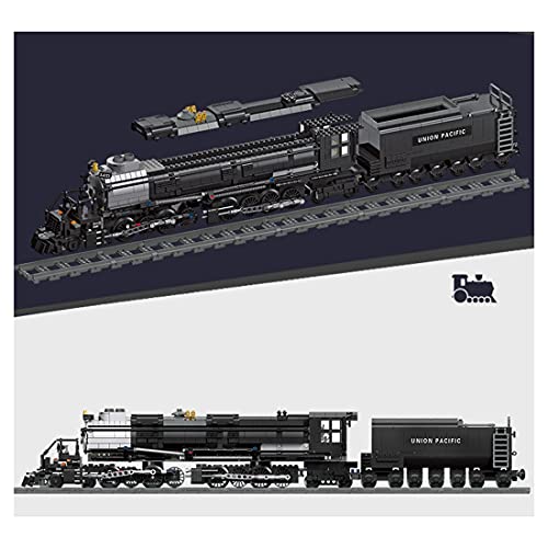 Yamix Retro Steam Locomotive Model Building Blocks Set, 1608+ Pcs Bricks Train Model with Train Track | The Storepaperoomates Retail Market - Fast Affordable Shopping