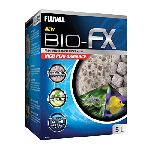 Fluval BIO-FX, Biological Aquarium Filter Media Suitable for Most Aquariums and Filters, 5 Liters