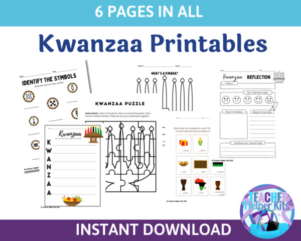 Kwanzaa Activity Pages