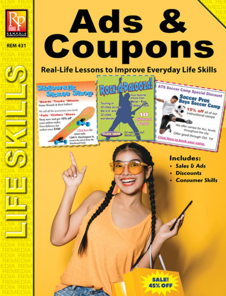 ADS & COUPONS: Consumer Life Skills – Fun Comprehension Activities