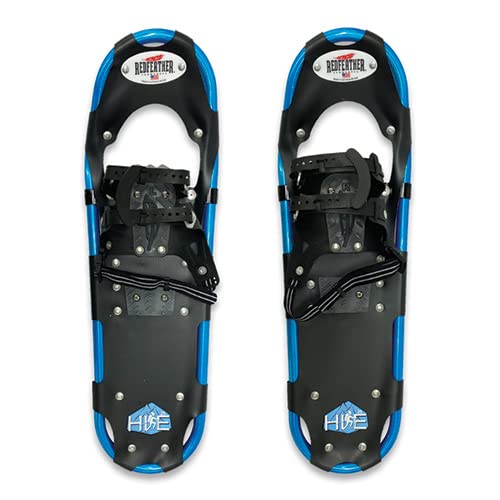 Redfeather Snowshoes Men’s Hike – 25 inch, Blue/Black – 120100, 25inch