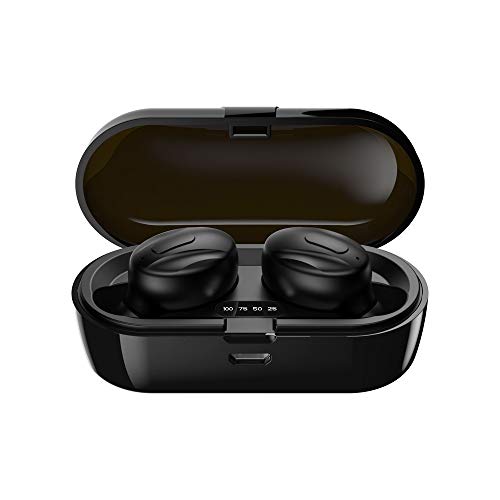 Niaviben Wireless Earbuds Bluetooth 5.0 Headphones Noise Cancelling HD Call HiFi Digital Sport Waterproof Headset Ergonomic