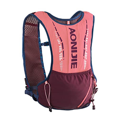 TRIWONDER Sports Hydration Backpack Running Vest Hydration Daypack for Outdoor Running Climbing Cycling Hiking (Pink)