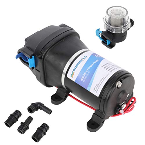 ANPART Water Pressure Diaphragm Pump 12 Volts 3.3GPM 35 PSI DC RV Pump 2088-554-144