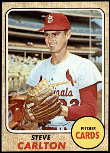 1968 Topps # 408 Steve Carlton St. Louis Cardinals (Baseball Card) VG/EX Cardinals