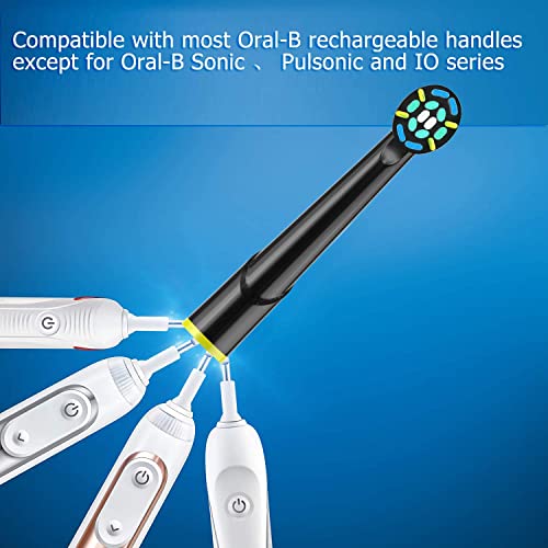 Aoxgao Replacement Heads Compatible with Oral B Braun Electric Toothbrushes, 16 Pack of 4 Types Brush Heads Refill for Oral-B Pro / Genius / Smart / Vitality All Series (Black) | The Storepaperoomates Retail Market - Fast Affordable Shopping
