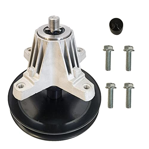 OTDSPARES Spindle Assembly Replaces MTD Troy-Bilt Cub Cadet 618-06977 918-06977 618-06977A 918-06977A for 46 inch Deck XT1-LT46 XT2-LX46 KH KW FAB Mower 1 Pack with Screws