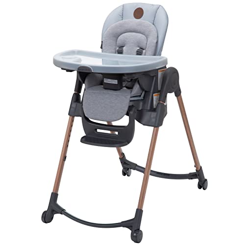 Maxi-Cosi 6-in-1 Minla High Chair, 6 Modes for Years of Growth , Essential Grey