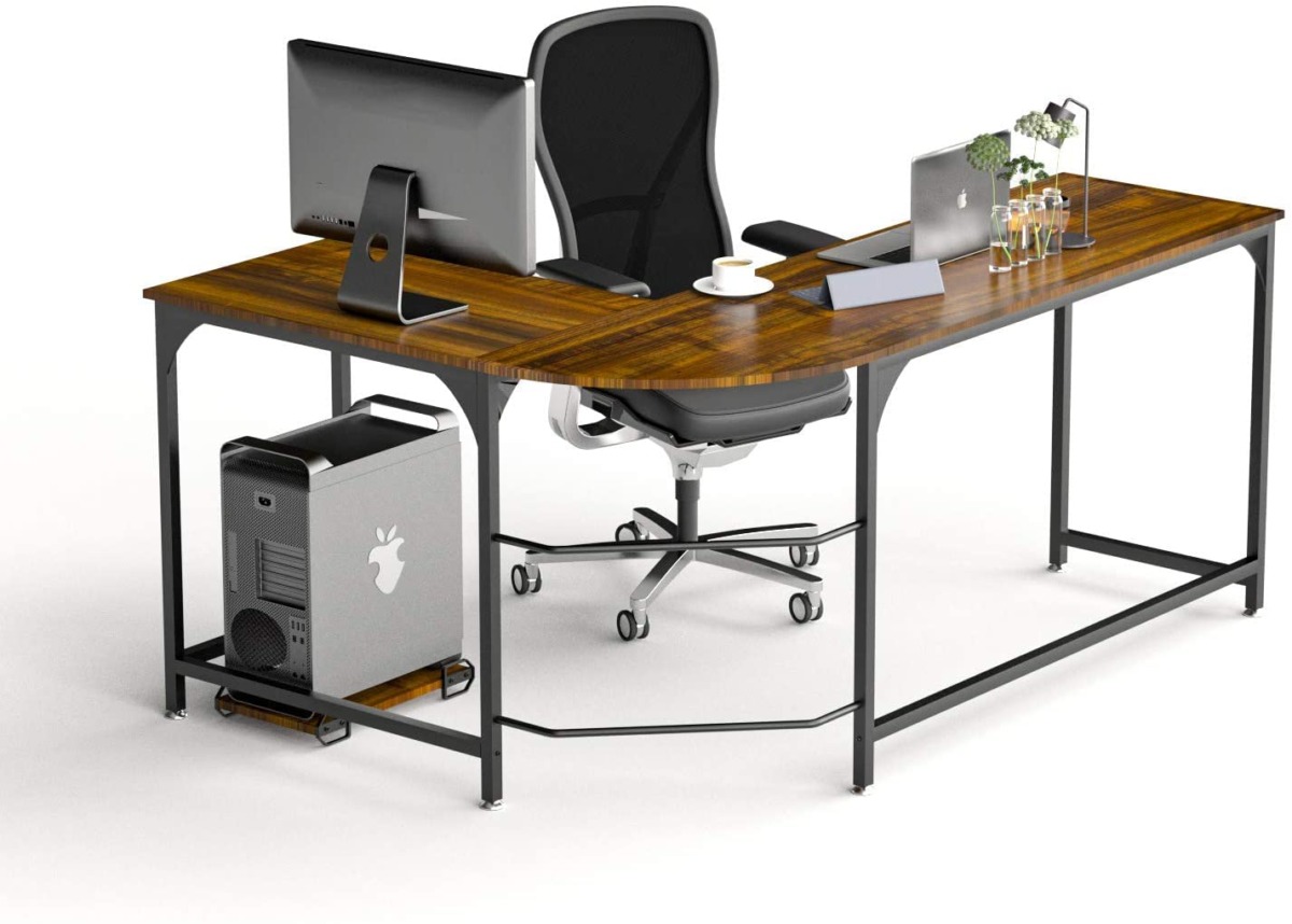Anivia Reversible L Shaped Computer Desk, Large Corner Computer Gaming Desks for Home Office | The Storepaperoomates Retail Market - Fast Affordable Shopping