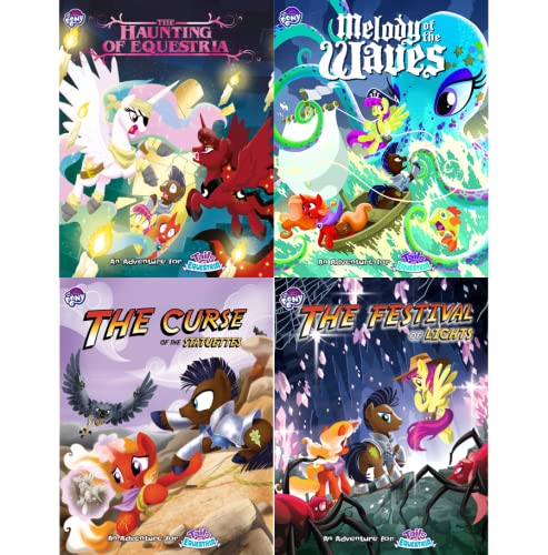 My Little Pony, Tails of Equestria RPG Bundle: Curse of the Statuettes, Haunting of Equestria, Melody of the Waves, and Festival of Lights (4 Items)