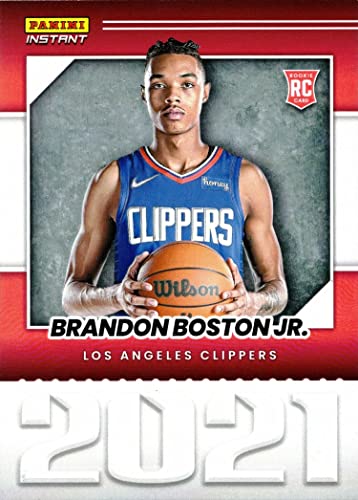 2021-22 Panini Instant Year One Basketball #YO-35 Brandon Boston Jr. Rookie Card Clippers – Only 387 made!