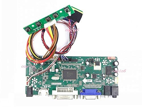 xiongbiao HDMI DVI VGA LED Controller Board kit for LTN173KT01/LP173WD1/B173RW01 1600X900 Work for Arcade1Up Machine Modification