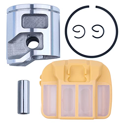 Mtanlo 43mm Piston Kit with Air Filter Fit for Husqvarna 545 550XP 550XPG Chainsaws Replace 577 04 7002