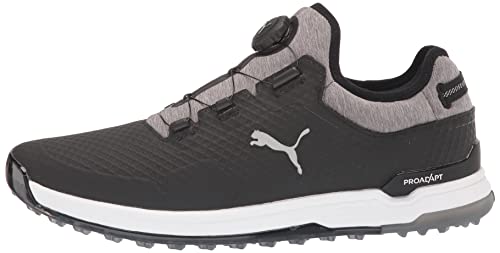 PUMA Men’s Proadapt Alphacat Disc Golf Shoe, Black Silver/Quiet Shade, 12 | The Storepaperoomates Retail Market - Fast Affordable Shopping