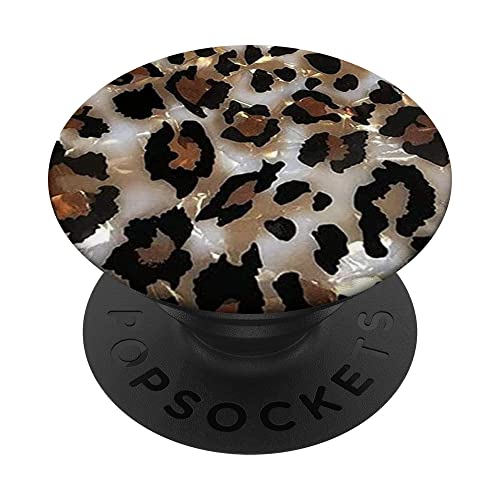 Leopard Cheetah Illustration Pattern Phone Popper PopSockets Swappable PopGrip