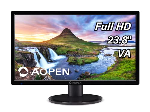 AOPEN 24CH3Y Abi 23.8″ Full HD (1920 x 1080) VA Monitor | 60Hz Refresh Rate | 4ms Response Time | 1 x HDMI 1.4 & 1 x VGA Port