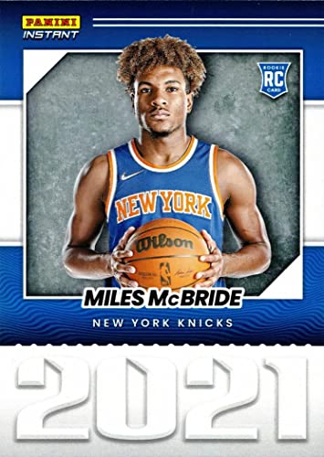 2021-22 Panini Instant Year One Basketball #YO-30 Miles McBride Rookie Card Knicks – Only 387 made!