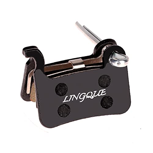 LINGQUE 1 Pairs Disc Brake Pads, Semi-Metallic Resin Bike Brakes Pad Compatible with Shimano, Zoom and Electric Scooter