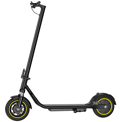 Freego E10 Pro Electric Scooter Adults – 500w Motor – 25MPH MaxSpeed – 25 Miles Long Range – 10″ Tires – Portable Electric Kick Scooter Folding Commuter Scooter Electric for Adults
