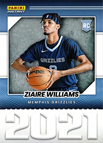 2021-22 Panini Instant Year One Basketball #YO-10 Ziaire Williams Rookie Card Grizzlies – Only 387 made!
