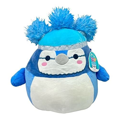 Squishmallow Official KellyToy Squish-Doo 14” Summer Release Plush Stuffed Toy Babs The Bluebird