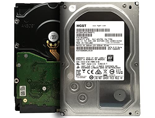 HGST Ultrastar 7K6000 HUS726060ALE610 (0F23041) 6TB 7200RPM 128MB Cache SATA 6Gb/s 3.5-inch Internal Hard Drive (for NAS, Desktop PC, Surveillance Storage) (Renewed)